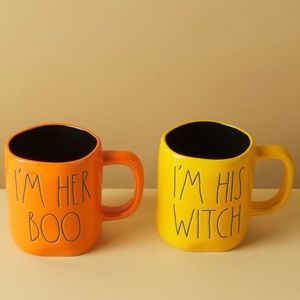 Rae Dunn fall and Halloween mug sets